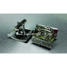 Cufflink Silver Gloss  2D Casting   CUFF/SG_01